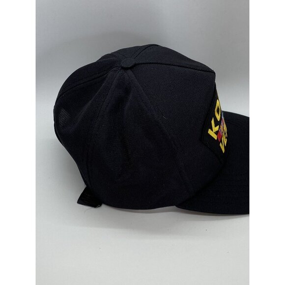 Korea Veteran Black Baseball Cap Hat Snap-back OSFM Vet Military Service - Picture 9 of 13